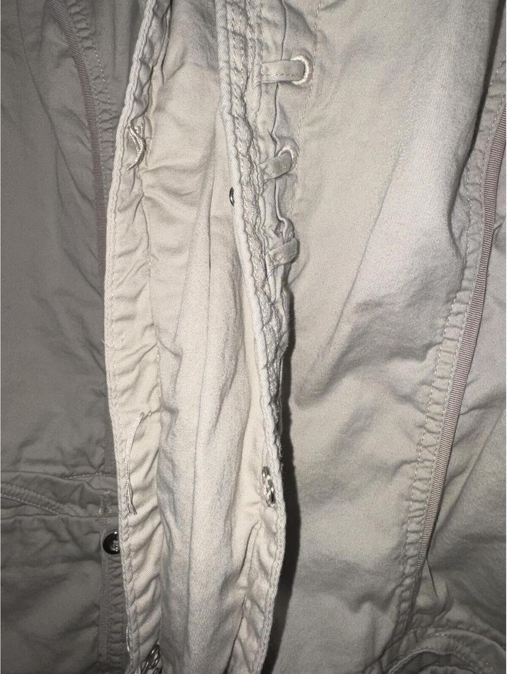 Dressbarn Tan Utility Jacket Snap Front Loop Detail Women's Plus Size 22/24 - Picture 4 of 4